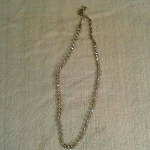 Silver rhinestone chocker. Final sale price.